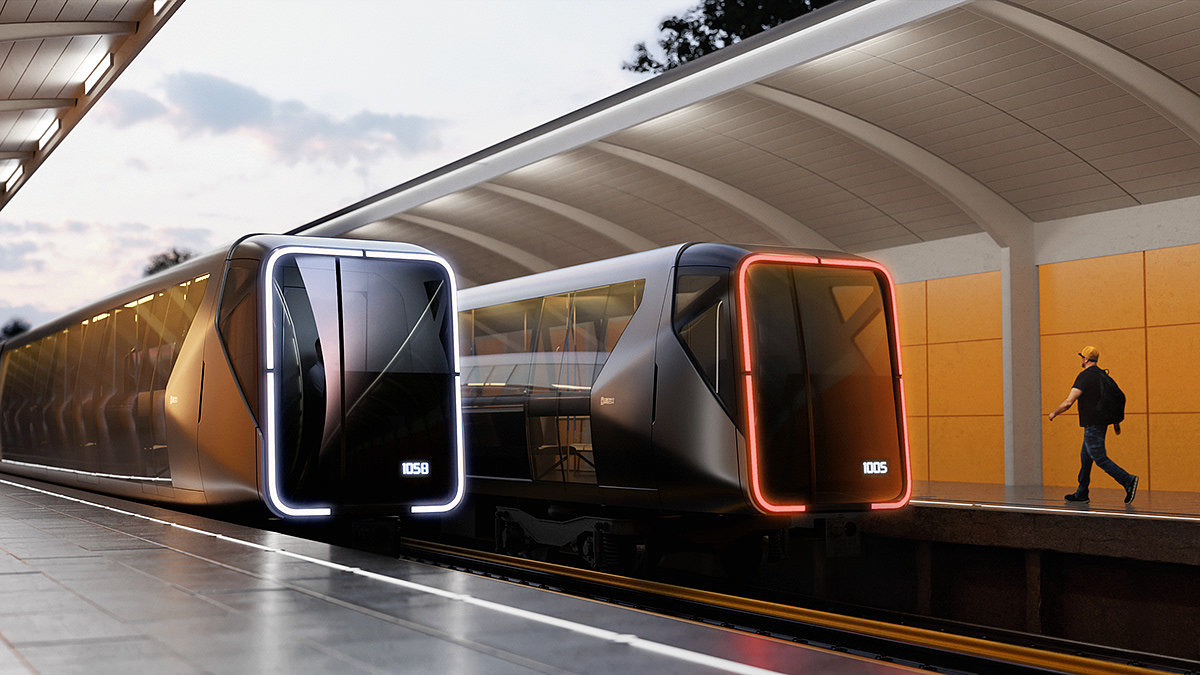metro，concept，future，convenient，