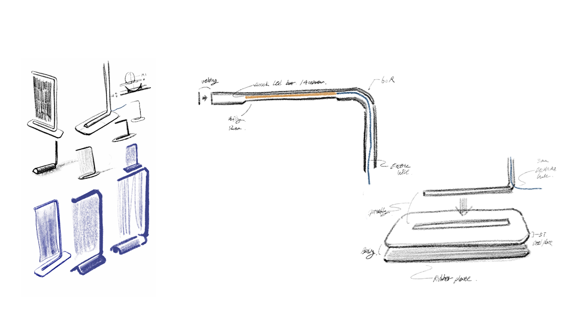 Floor lamp，lamps and lanterns，Emotional design，a partition，