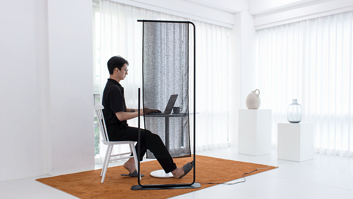 Floor lamp，lamps and lanterns，Emotional design，a partition，