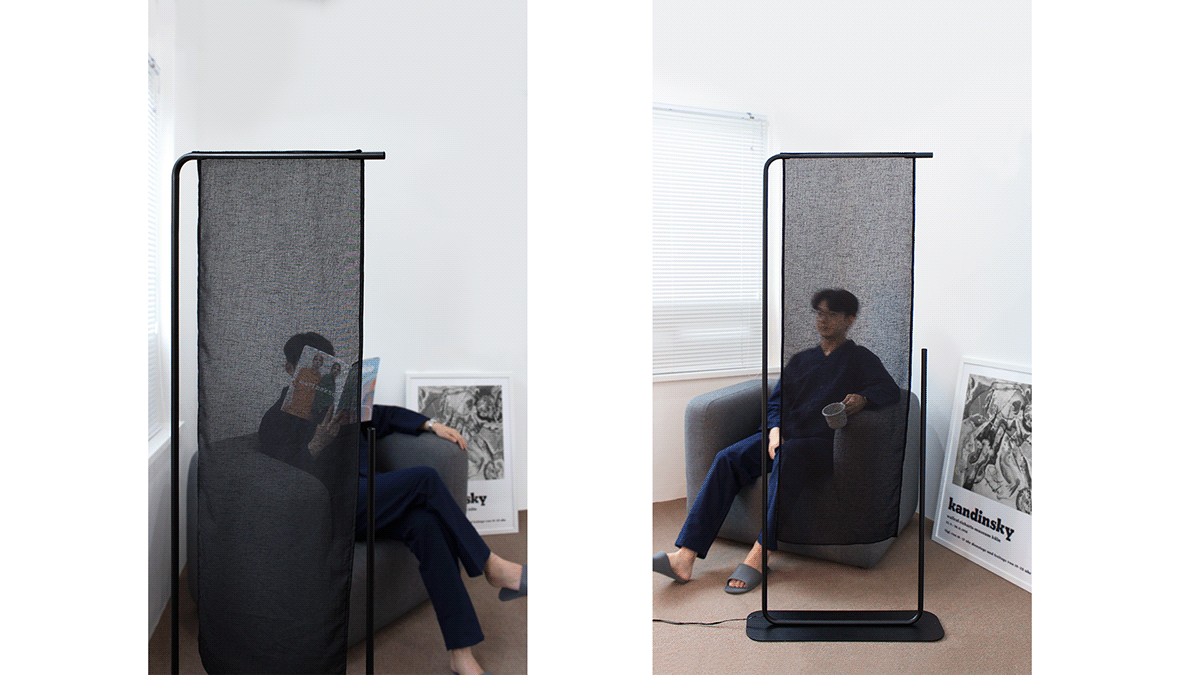 Floor lamp，lamps and lanterns，Emotional design，a partition，