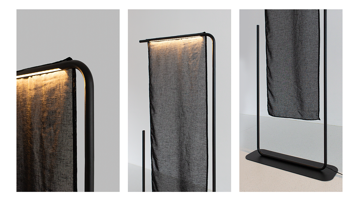 Floor lamp，lamps and lanterns，Emotional design，a partition，
