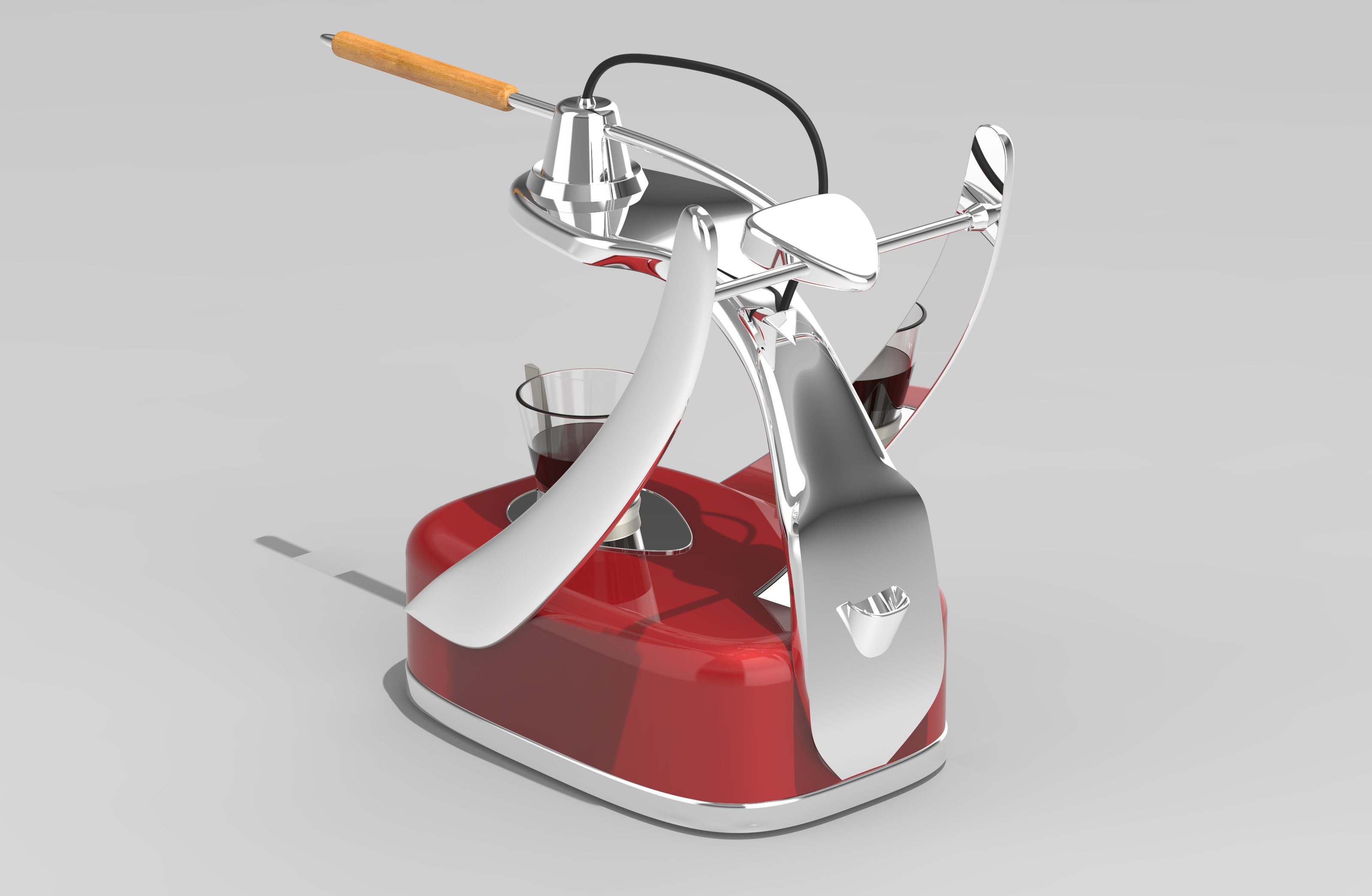 concept，Coffee machine，modeling，delicate，design sketch，
