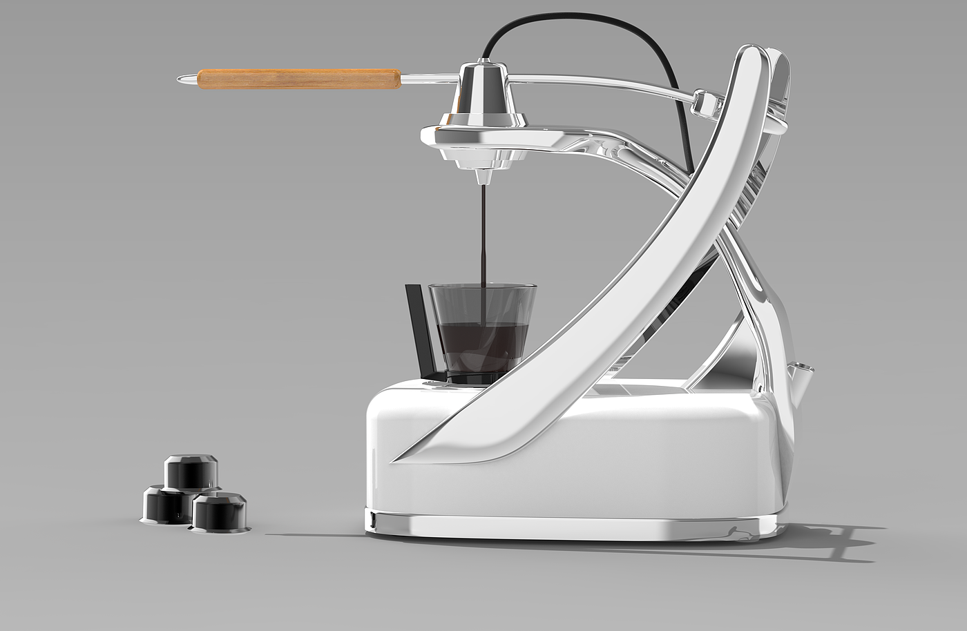 concept，Coffee machine，modeling，delicate，design sketch，