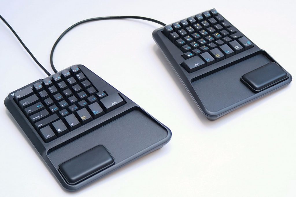 ergonomic keyboard ，Electronics，Zergotech Freedom，2020 red dot product design award，