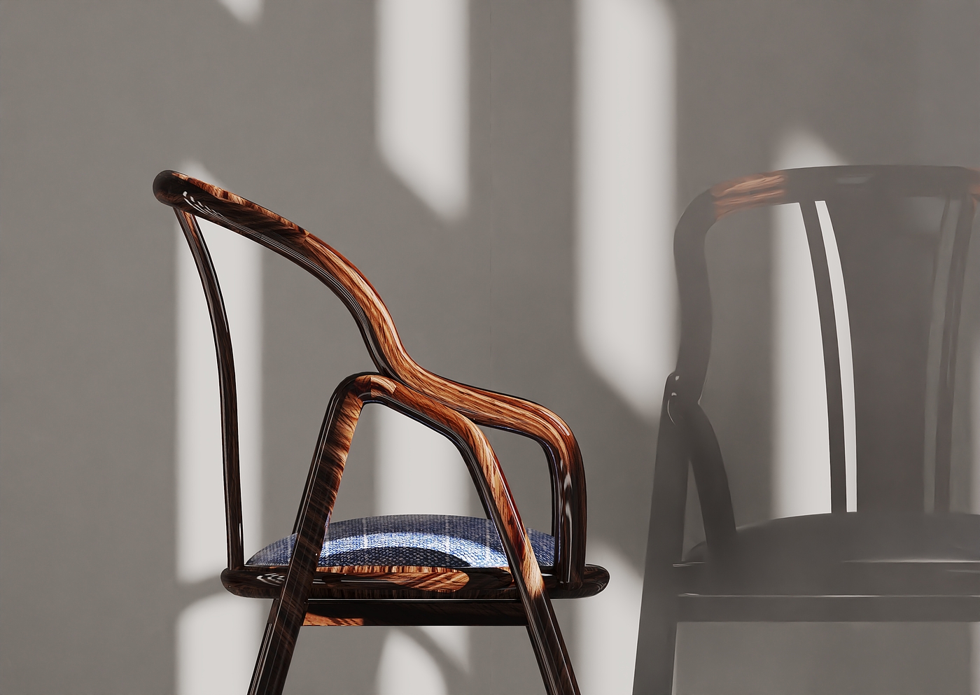 furniture，chair，Embroidery elements，butterfly，