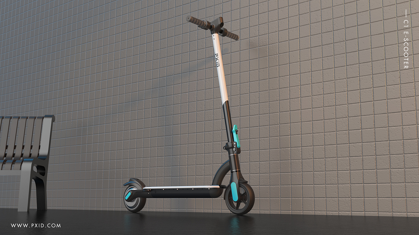 Scooter，Scooter design，Electric scooter，Design of electric scooter，Electric vehicle design，Design of transportation tools，