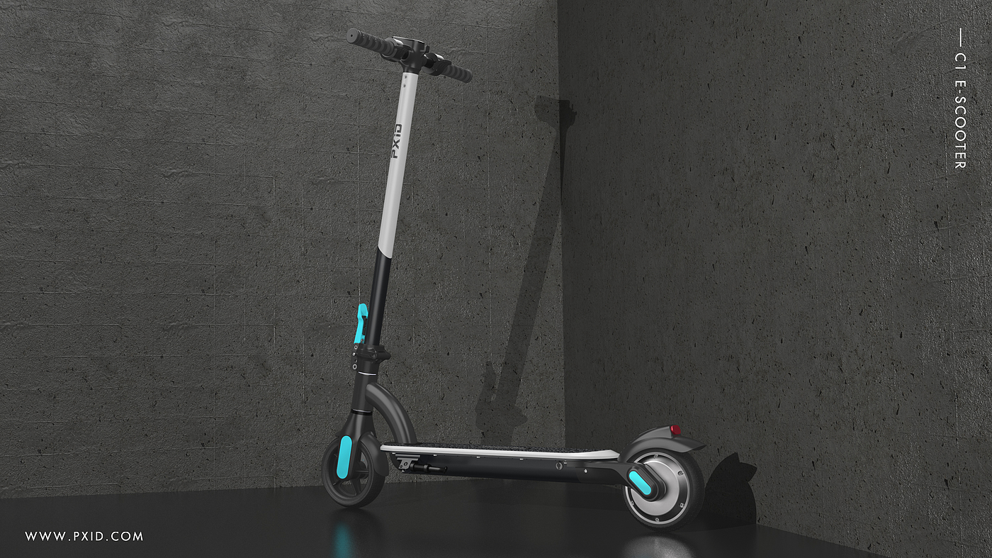 Scooter，Scooter design，Electric scooter，Design of electric scooter，Electric vehicle design，Design of transportation tools，