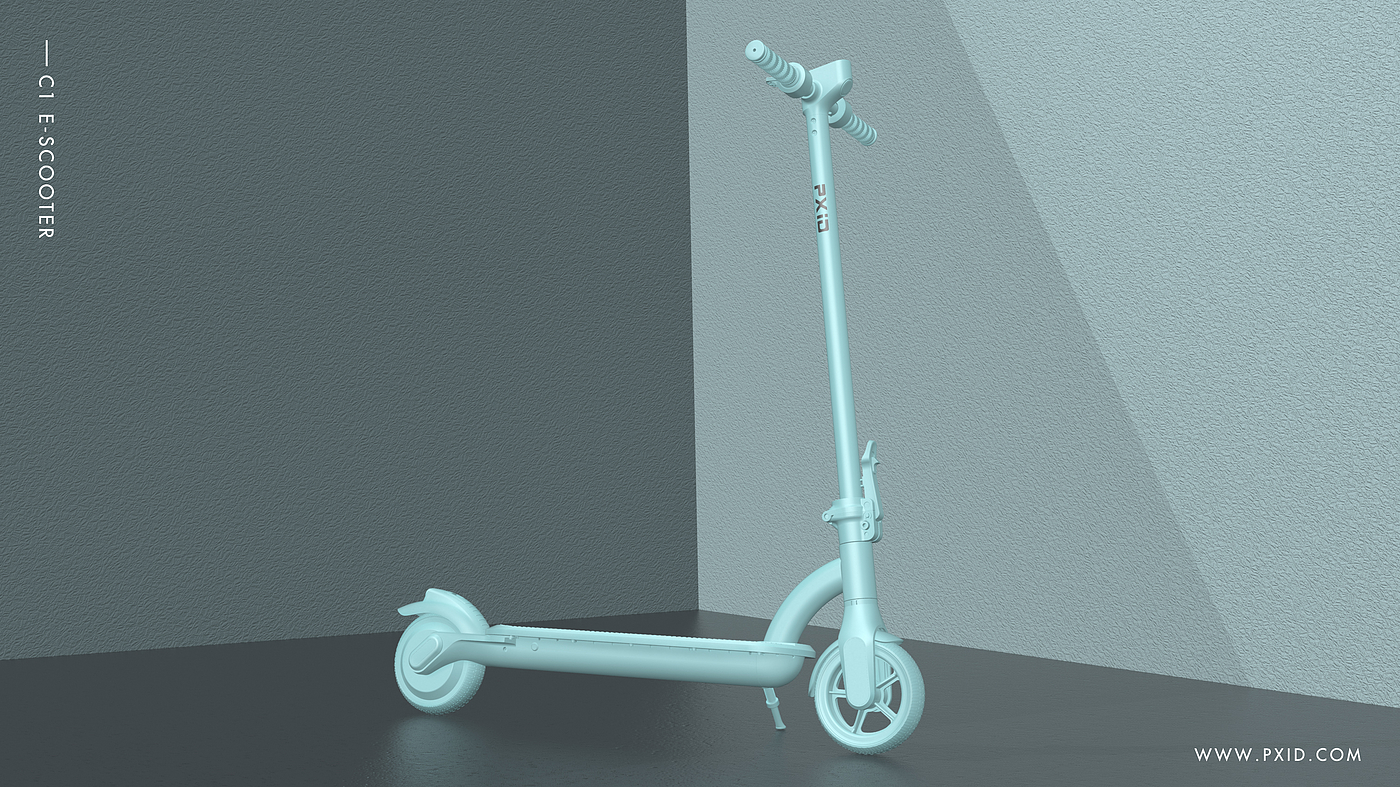 Scooter，Scooter design，Electric scooter，Design of electric scooter，Electric vehicle design，Design of transportation tools，