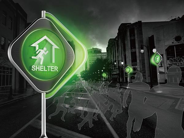 product design，industrial design，communal facilities，escape，call the police，