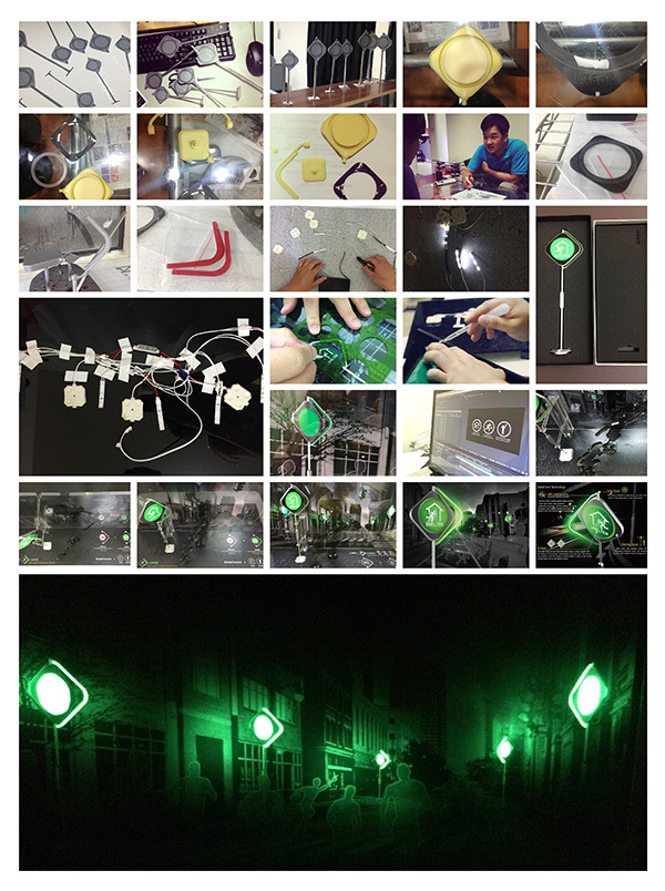 product design，industrial design，communal facilities，escape，call the police，