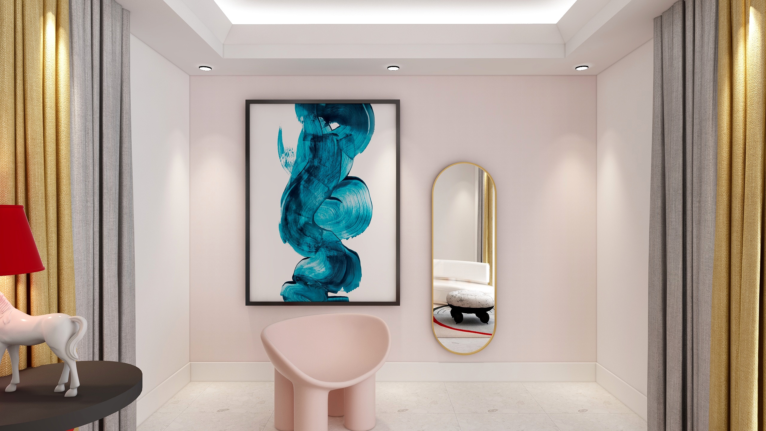 mirror，Full-length mirror，Fitting mirror，