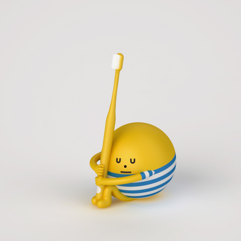 Toothbrush holder，monster，lovely，Multicolor，Oral care，