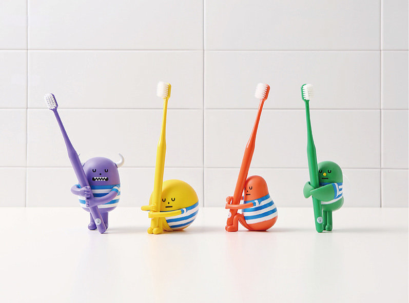 Toothbrush holder，monster，lovely，Multicolor，Oral care，