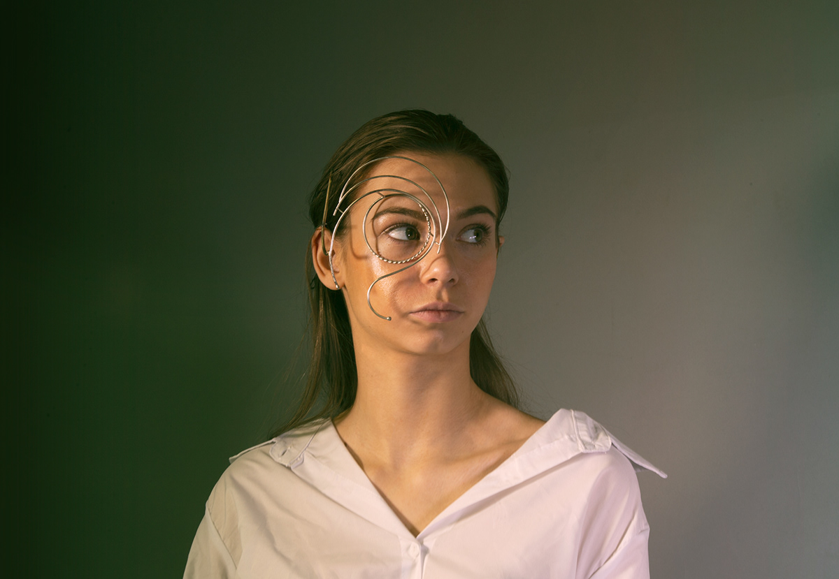 Jewellery，face，silver，jewelry，Photography，