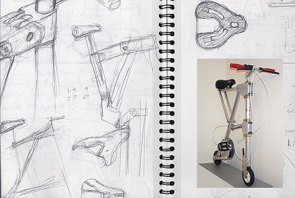 vehicle，light，fold，Bicycle，industrial design，