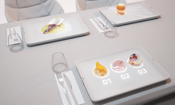 tableware，plate，led，Creative design，beautiful，