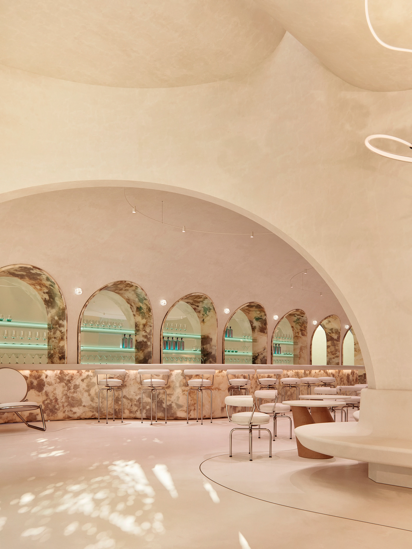 Interior design，3dmax，bar，