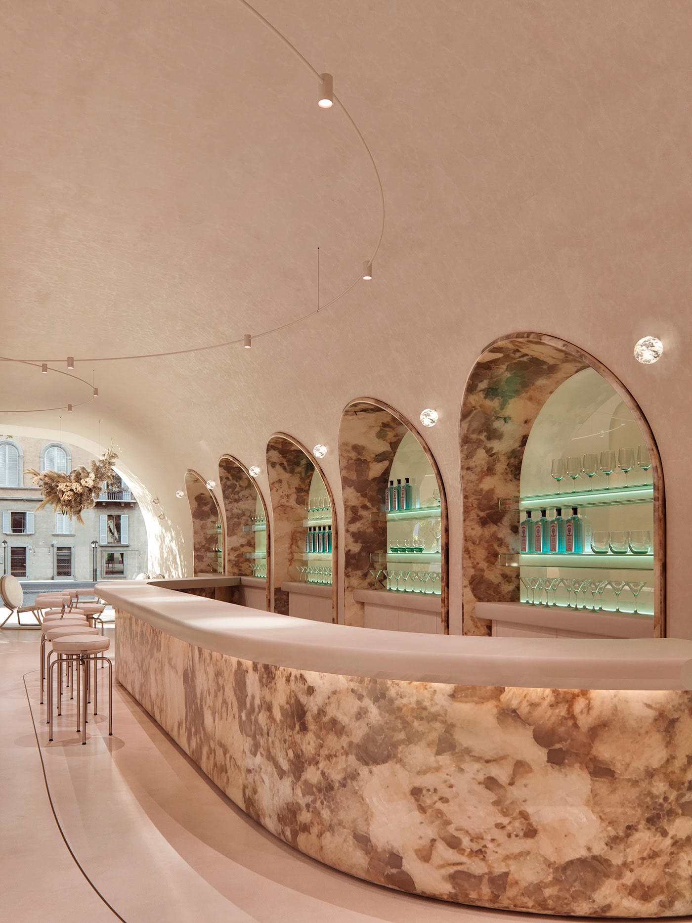 Interior design，3dmax，bar，