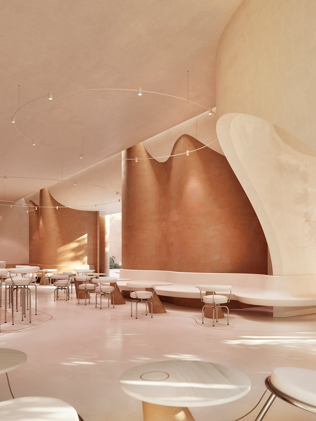 Interior design，3dmax，bar，