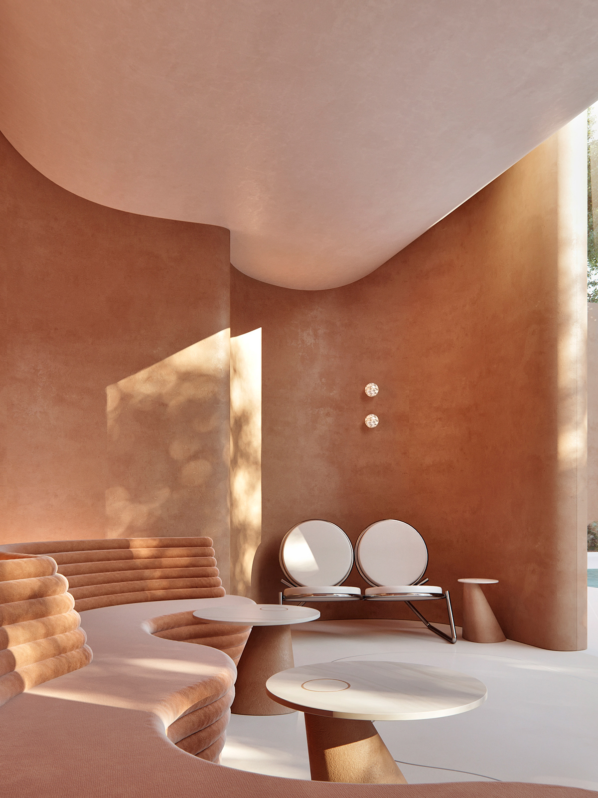 Interior design，3dmax，bar，