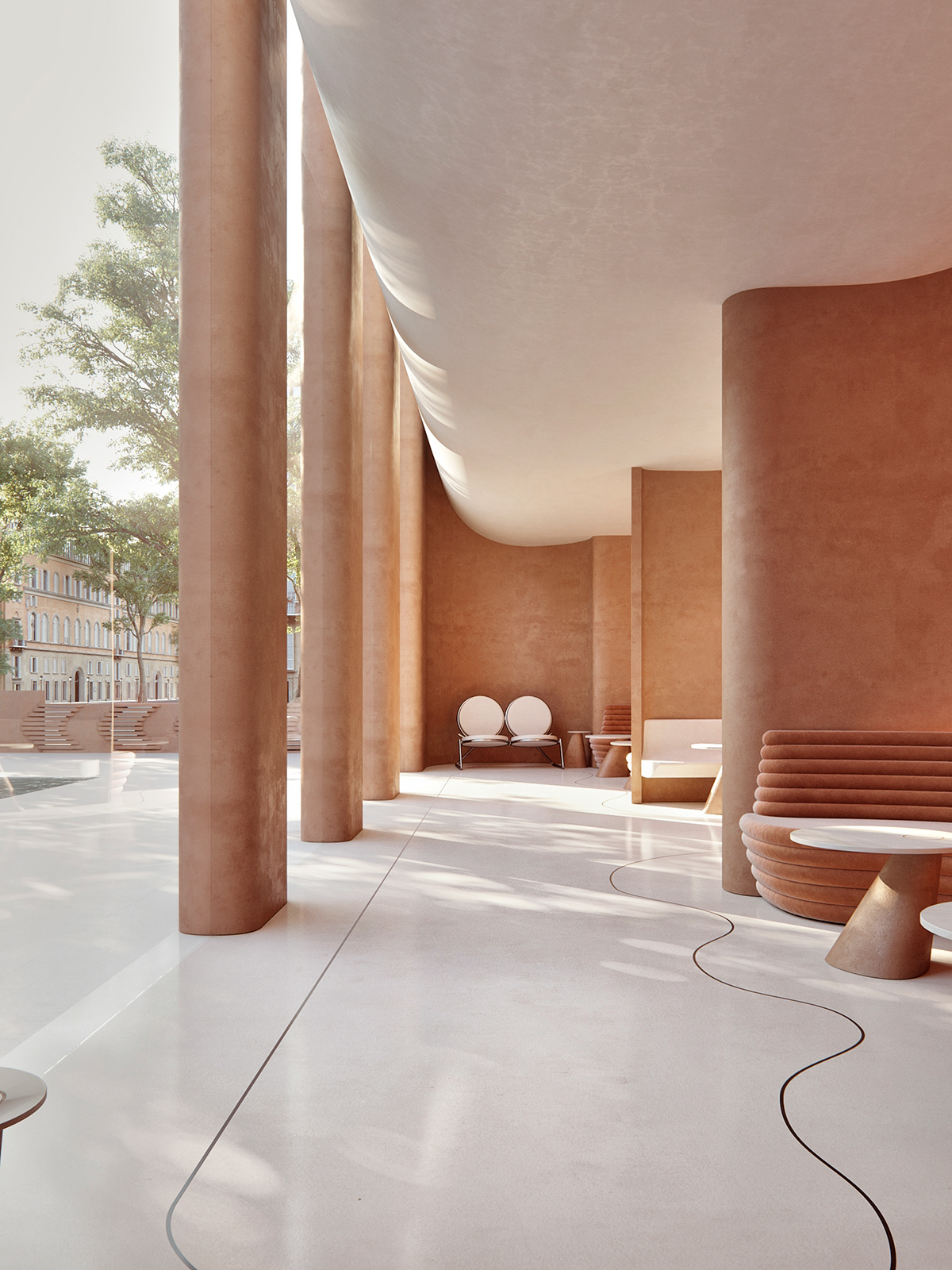 Interior design，3dmax，bar，