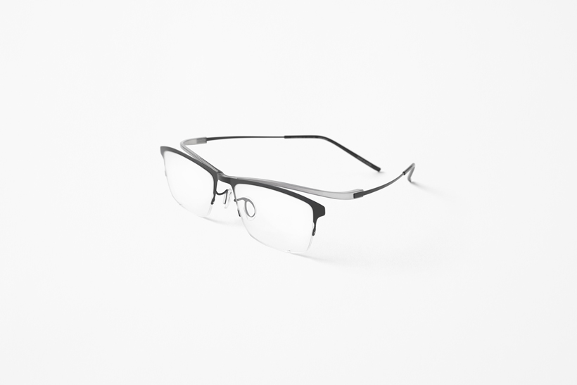 glasses，Material application，Sato Da，By bending thin titanium plates without hinges, excellent，