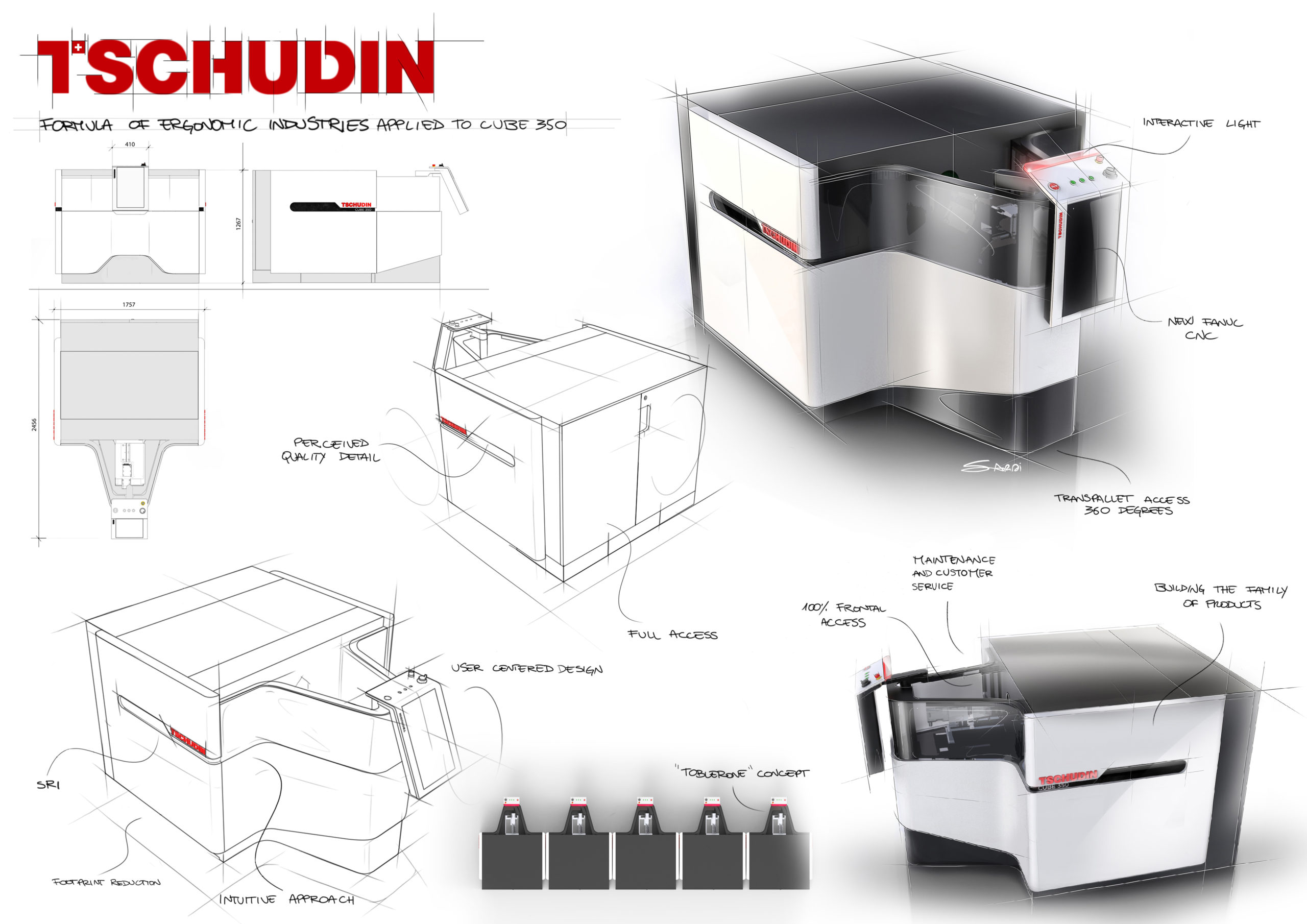 Grinding machine，CUBE 350，Tools and equipment，2020 red dot product design award，