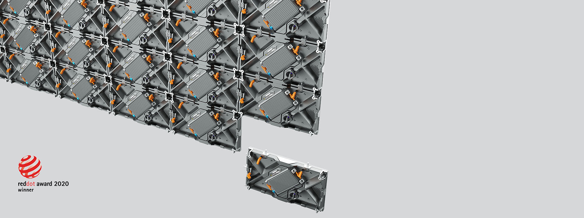 LED display screen，Electronics，TRB，LED Display，2020 red dot product design award，