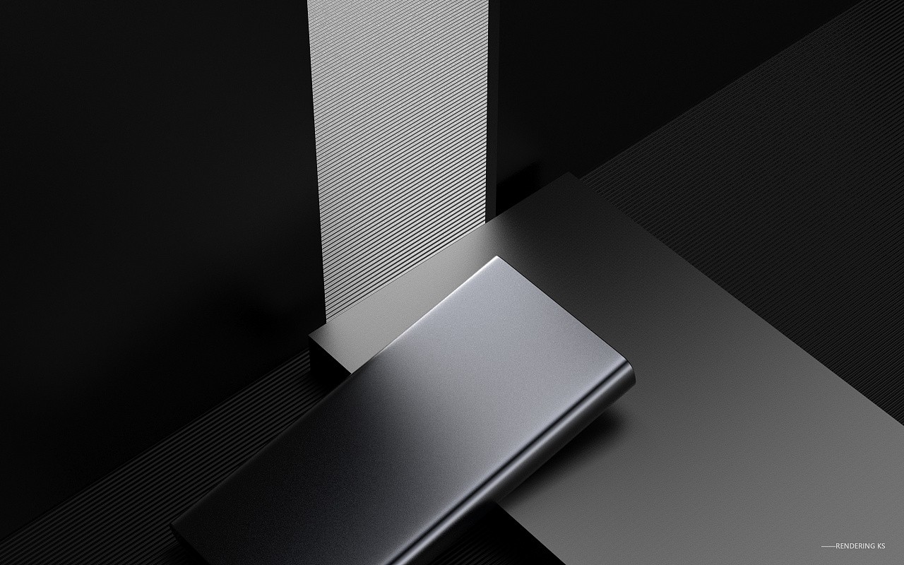 Keyshot, mobile power, rendering，Electronics，Product rendering，