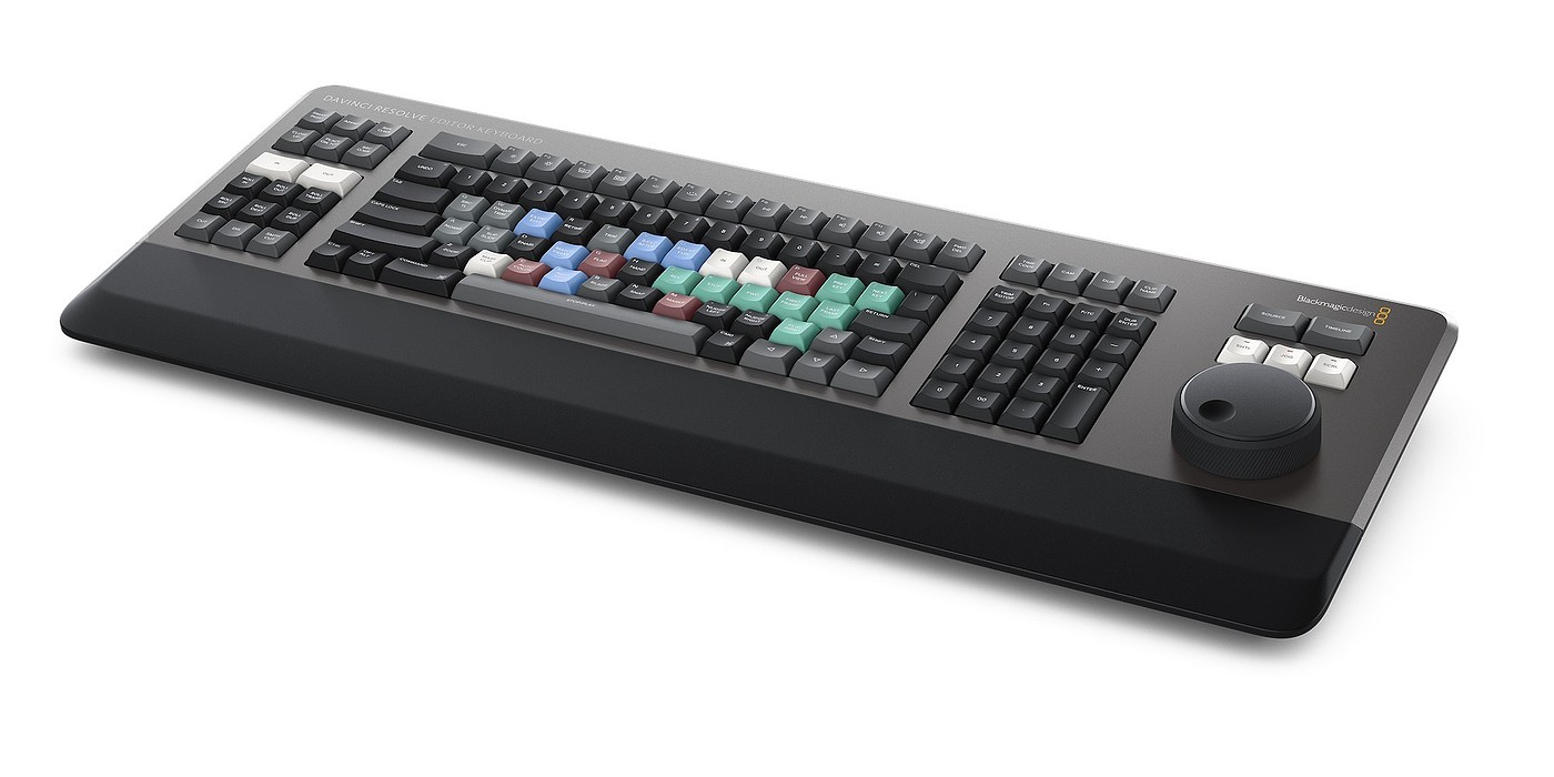 2020 red dot product design award，keyboard，Blackmagic DaVinci，