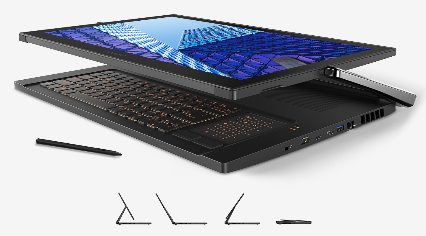 2020 red dot product design award，ConceptD 9 Series，Pen electricity，Rotate 180 °，Pen input，