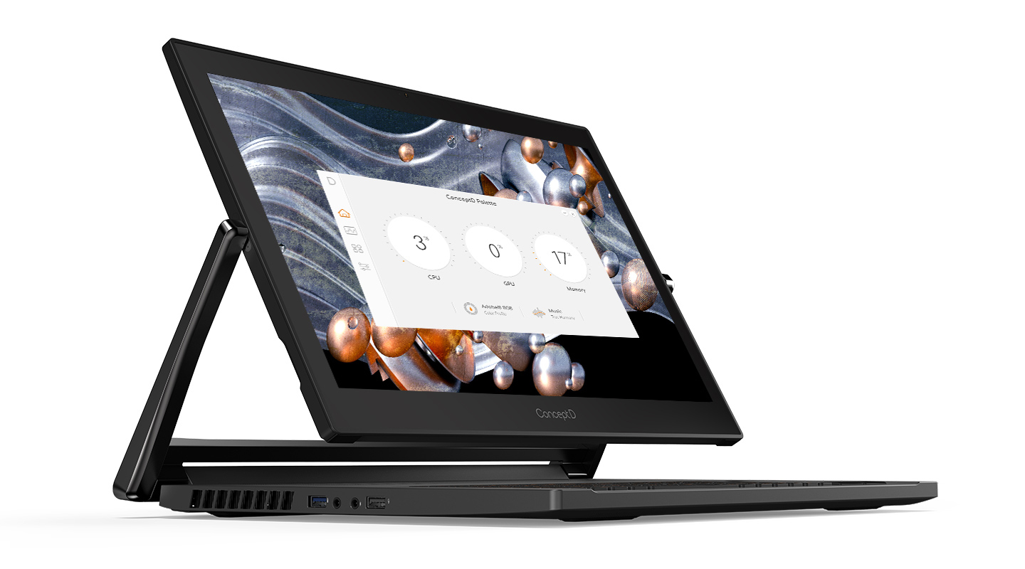 2020 red dot product design award，ConceptD 9 Series，Pen electricity，Rotate 180 °，Pen input，