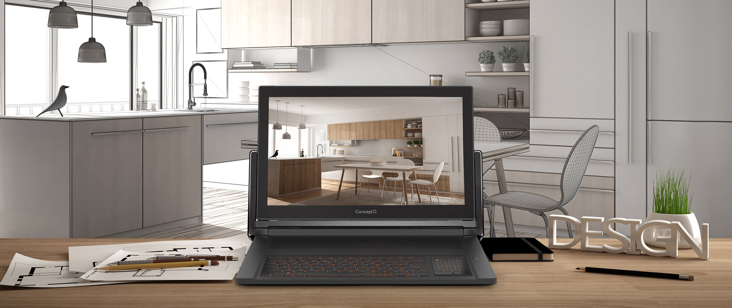 2020 red dot product design award，ConceptD 9 Series，Pen electricity，Rotate 180 °，Pen input，