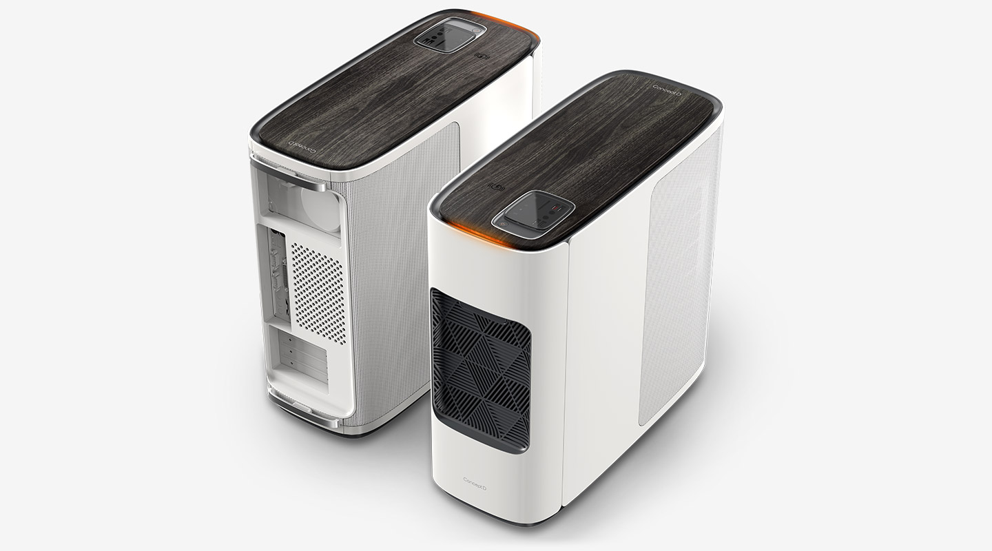 2020 red dot product design award，ConceptD 700，host，be quiet，Wireless charging，