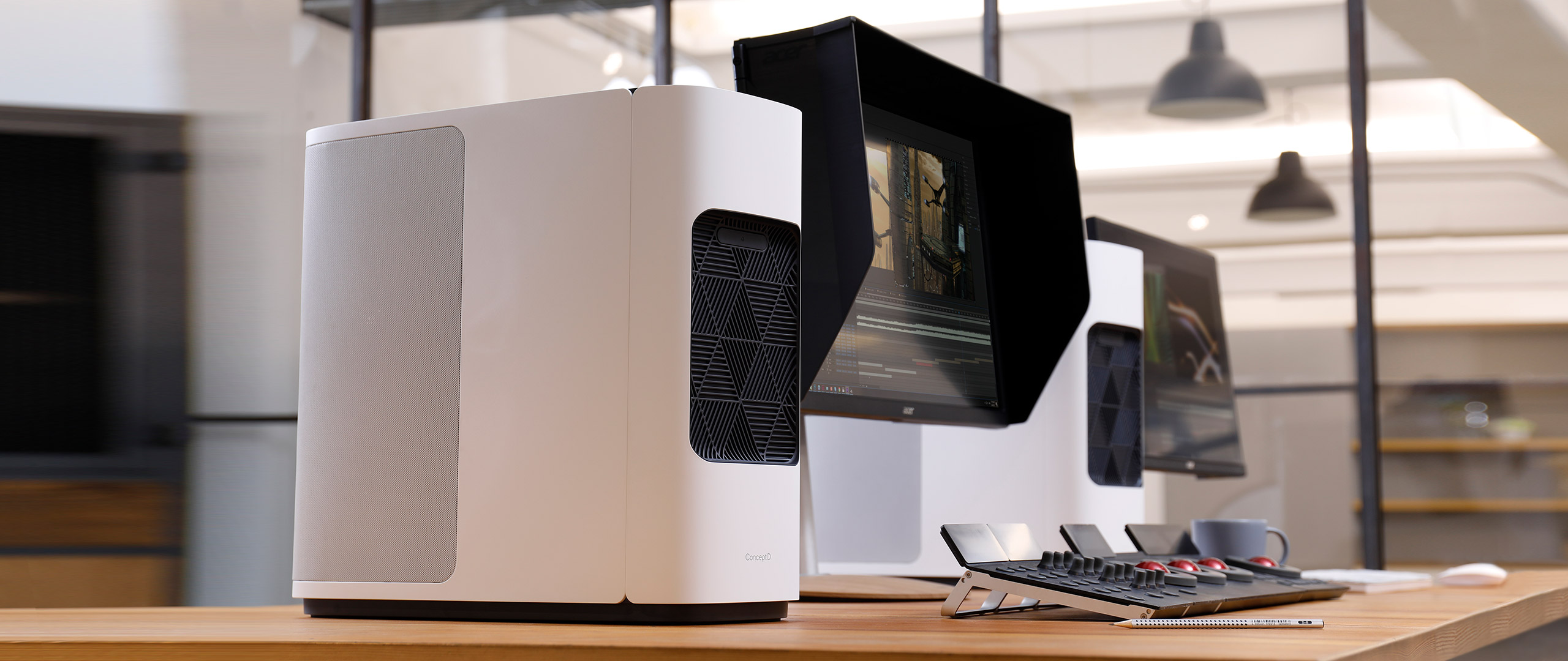 2020 red dot product design award，ConceptD 700，host，be quiet，Wireless charging，