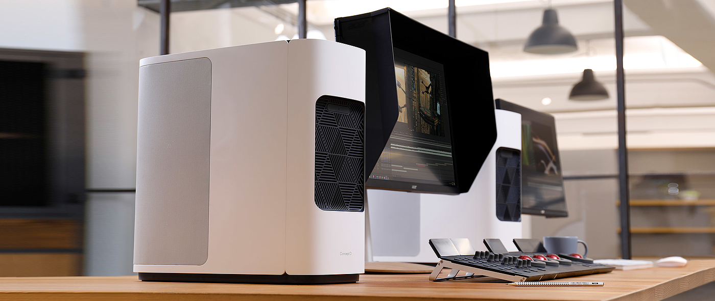 2020 red dot product design award，ConceptD 700，host，be quiet，Wireless charging，