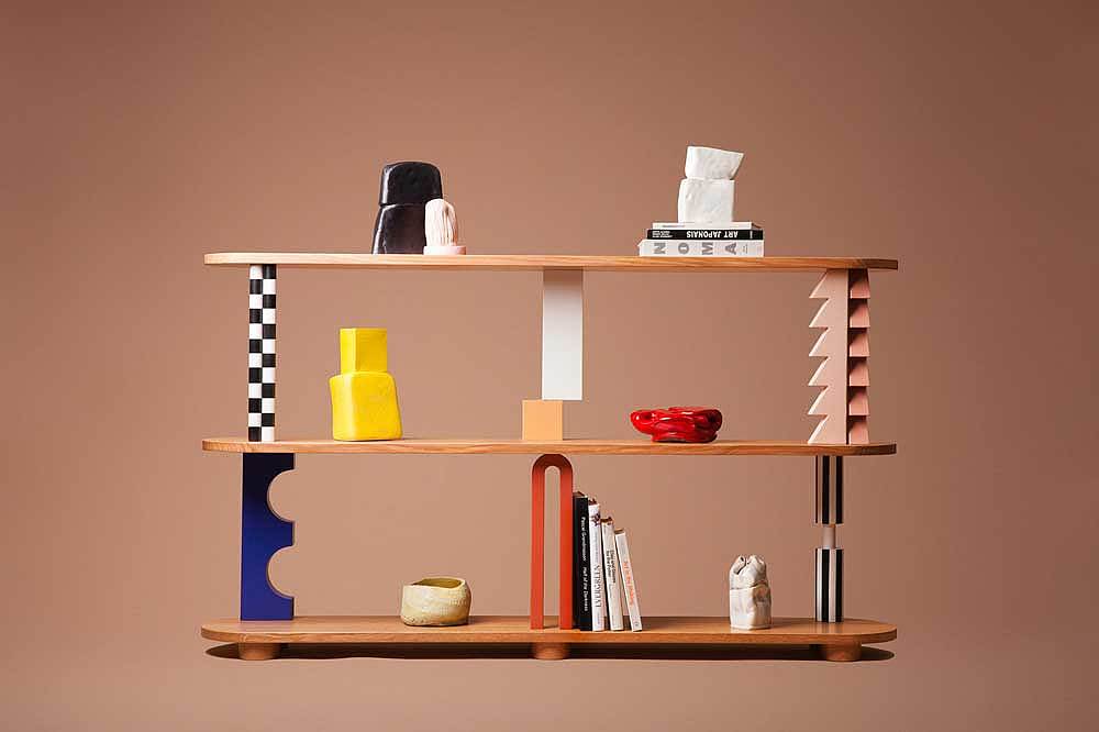 bookshelf，abstract，practical，Rich color，