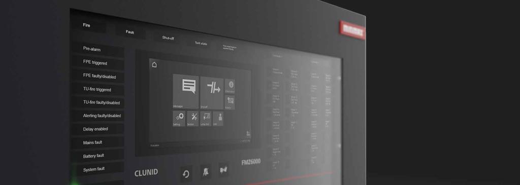 Fire detection and extinguishing control panel，Clunid FMZ6000，industrial equipment ，2020 red dot product design award，