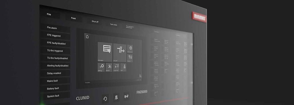 Fire detection and extinguishing control panel，Clunid FMZ6000，industrial equipment ，2020 red dot product design award，