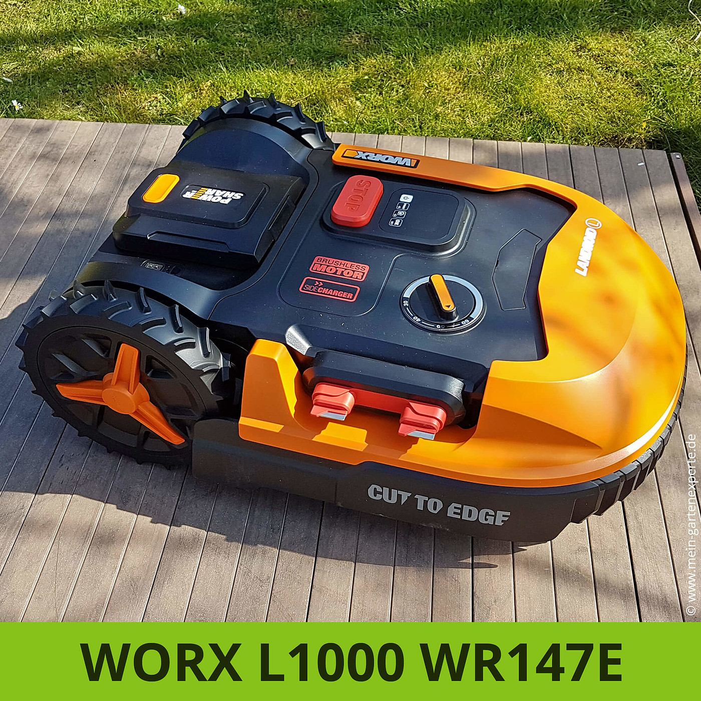 自动割草机，Worx Landroid L1000，园艺工具，