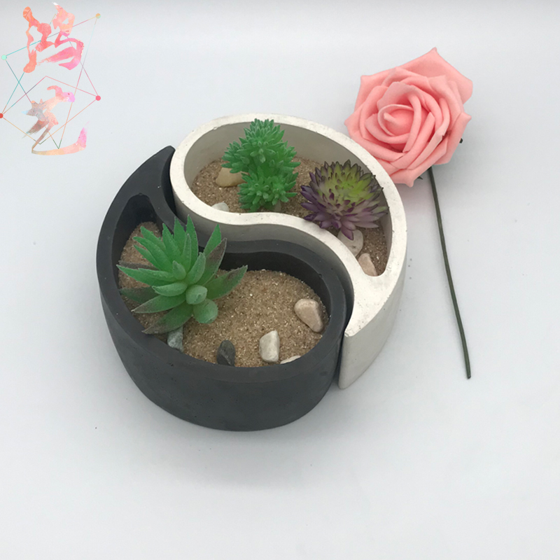 Cement flowerpot，Fleshy flowerpot，DIY Manual，