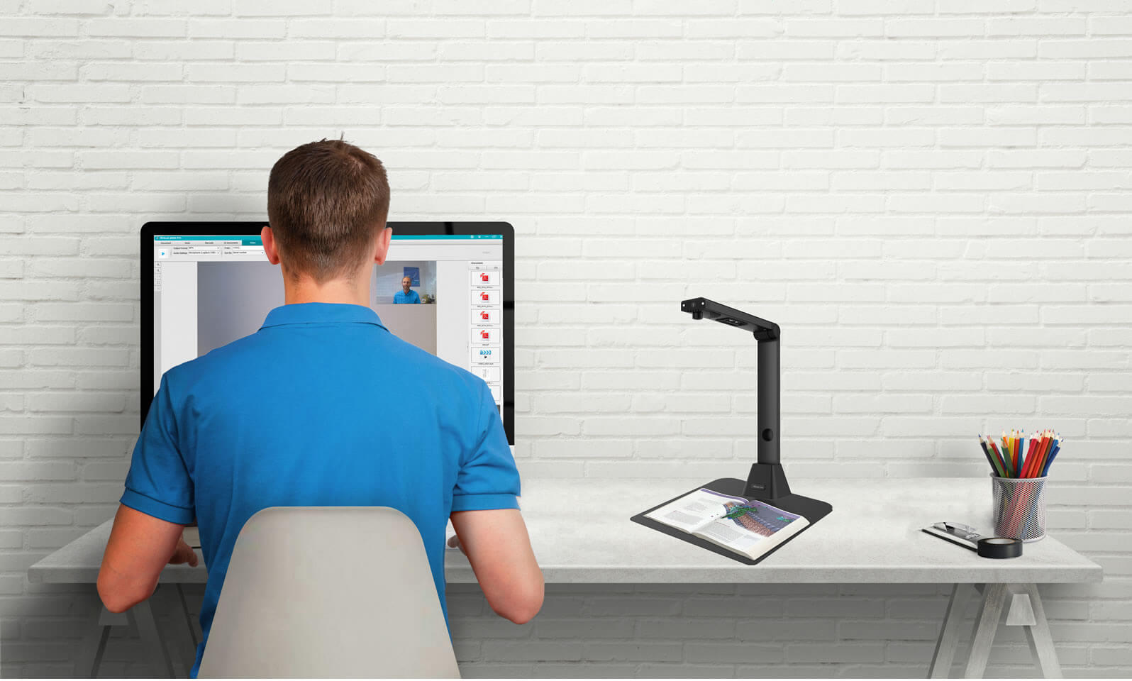 Scanner，IRIScan Desk 5 Pro，Electronics，2020 red dot product design award，