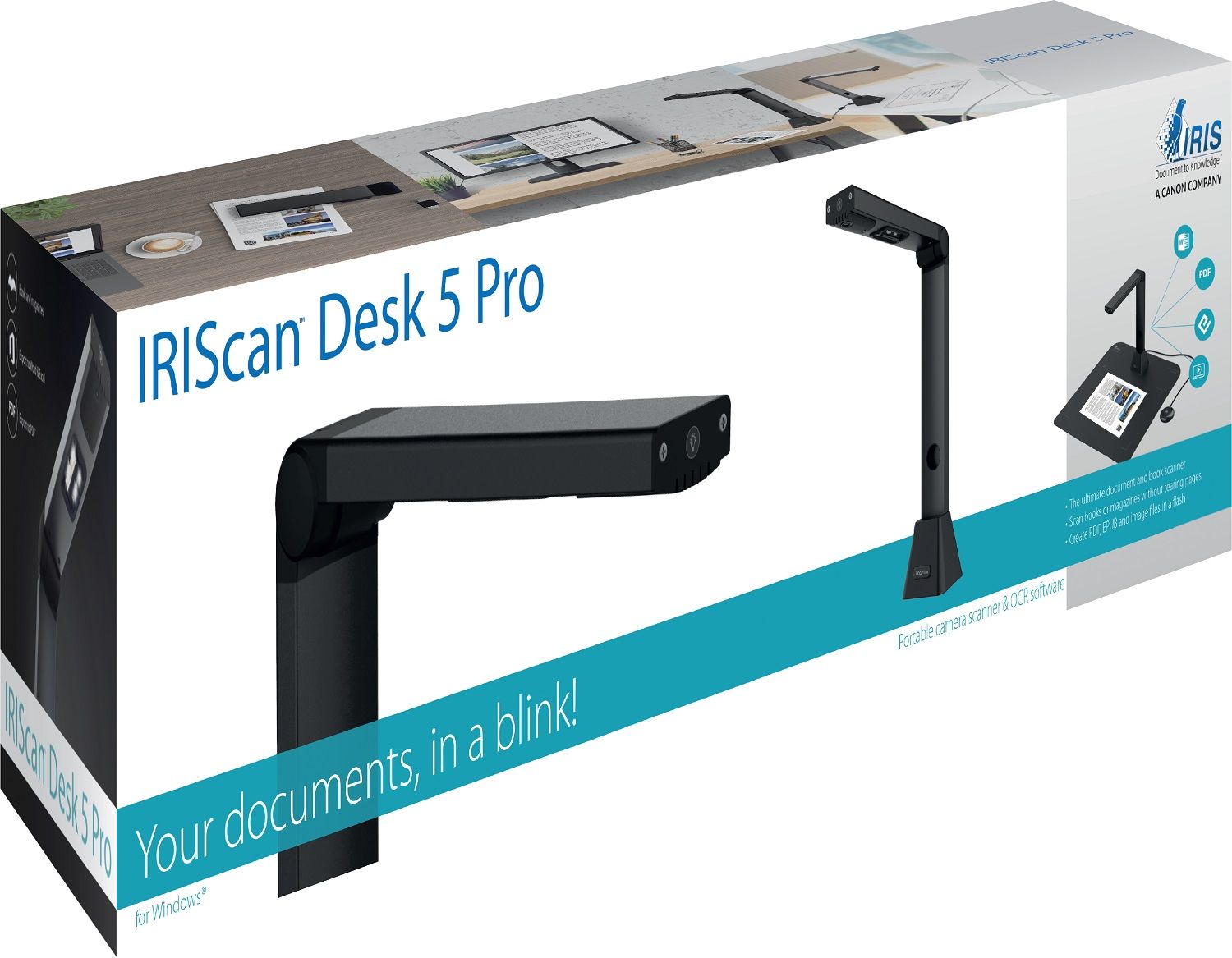 Scanner，IRIScan Desk 5 Pro，Electronics，2020 red dot product design award，