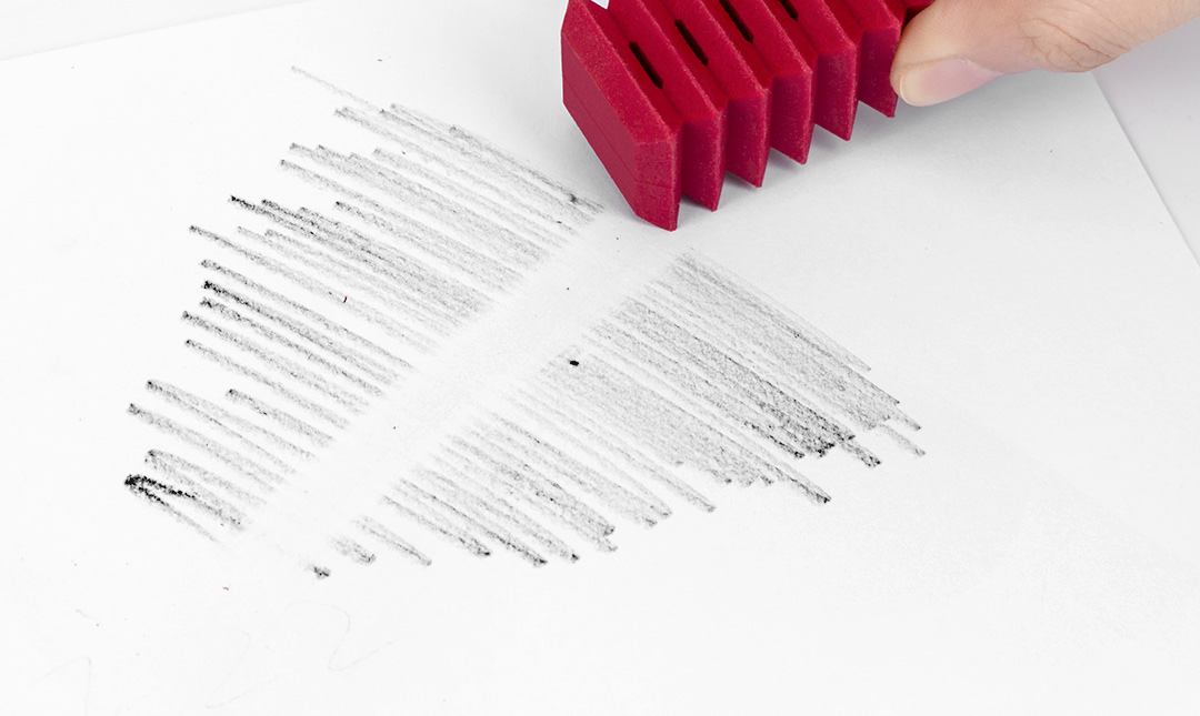 eraser，Stationery，Multilayer Tearable，2020 red dot product design award，