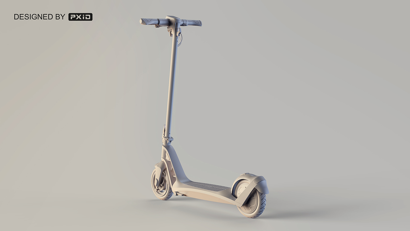 Scooter，Scooter design，Electric scooter，Design of electric scooter，Electric vehicle design，Design of transportation tools，pxid，