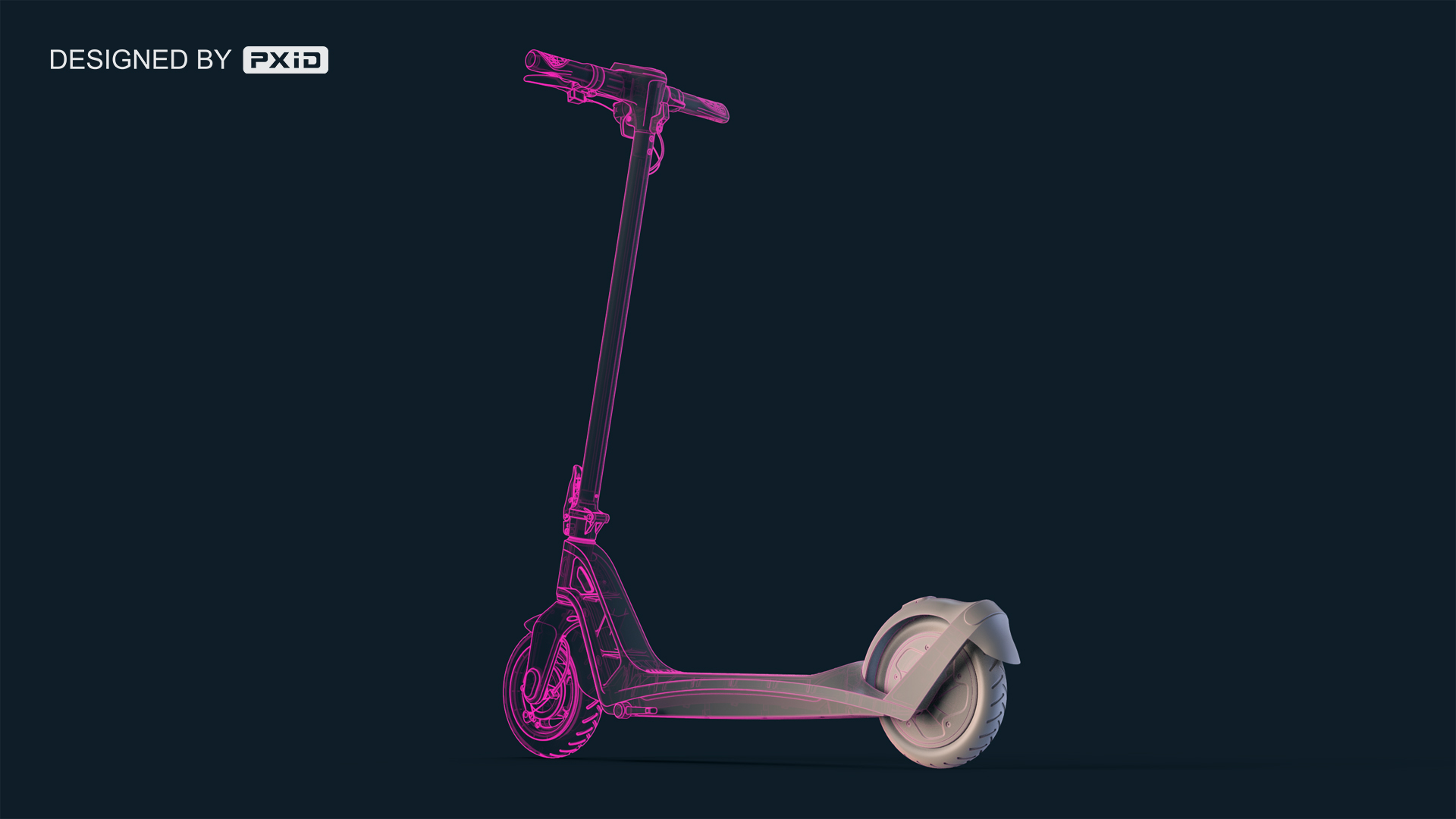 Scooter，Scooter design，Electric scooter，Design of electric scooter，Electric vehicle design，Design of transportation tools，pxid，