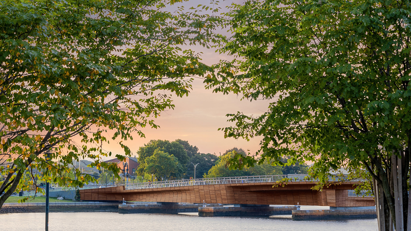 Footbridge，Architecture，Stepped，