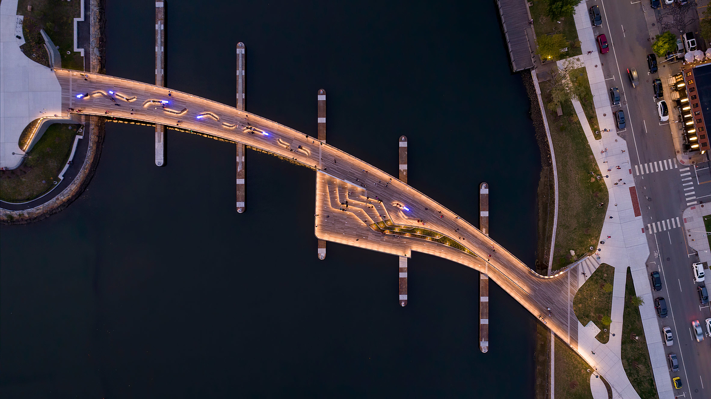 Footbridge，Architecture，Stepped，