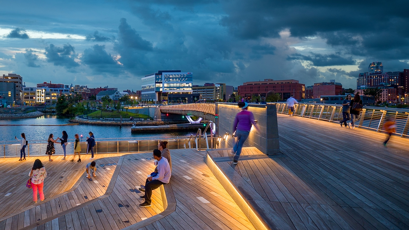 Footbridge，Architecture，Stepped，