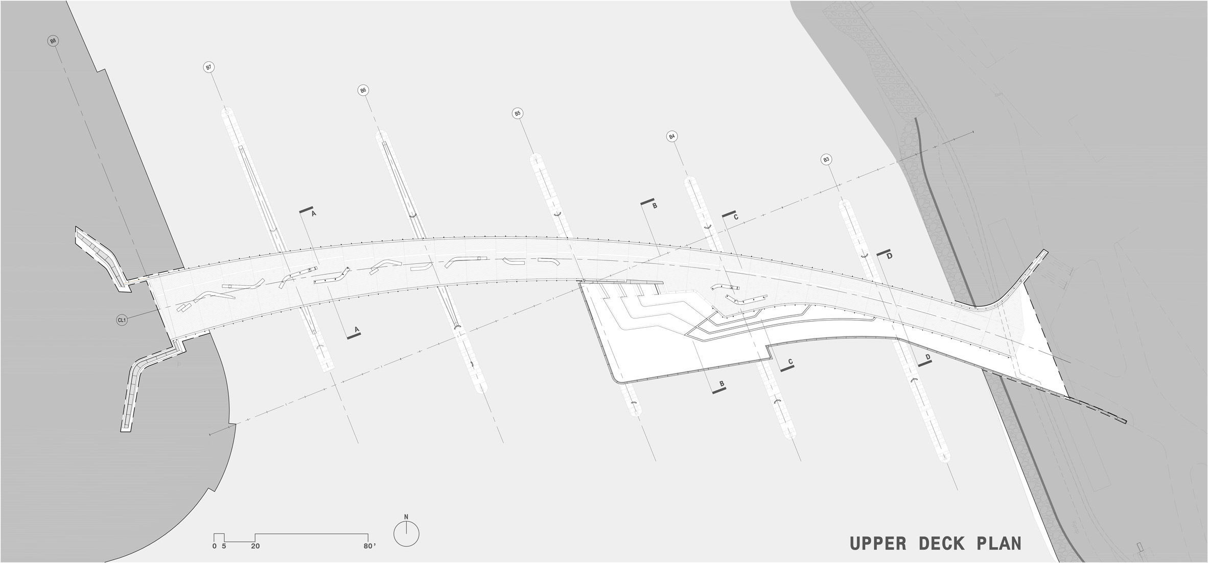 Footbridge，Architecture，Stepped，